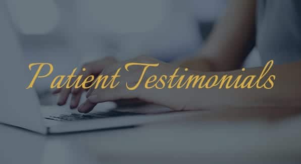 Patient Testmonials